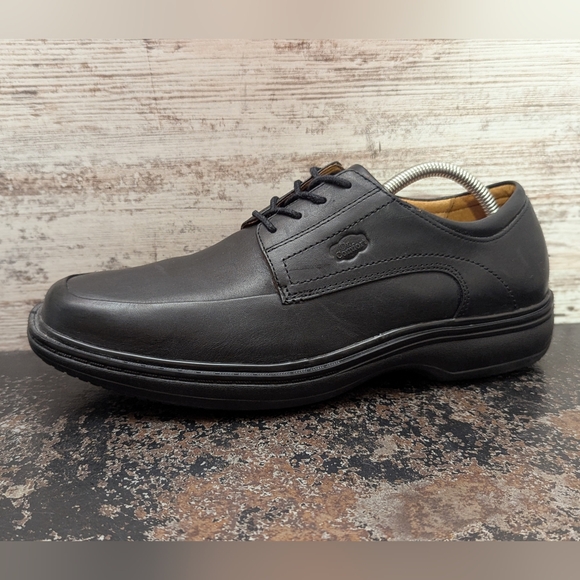 Mens Dr. Comfort Classic Oxford Shoes Sz 8.5 W Wide Used VGC Black 8410